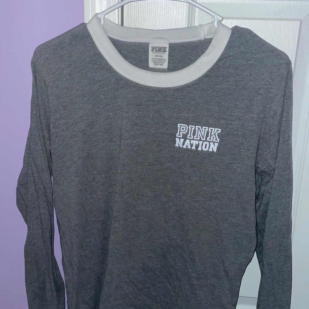 Pink- long sleeve t-shirt